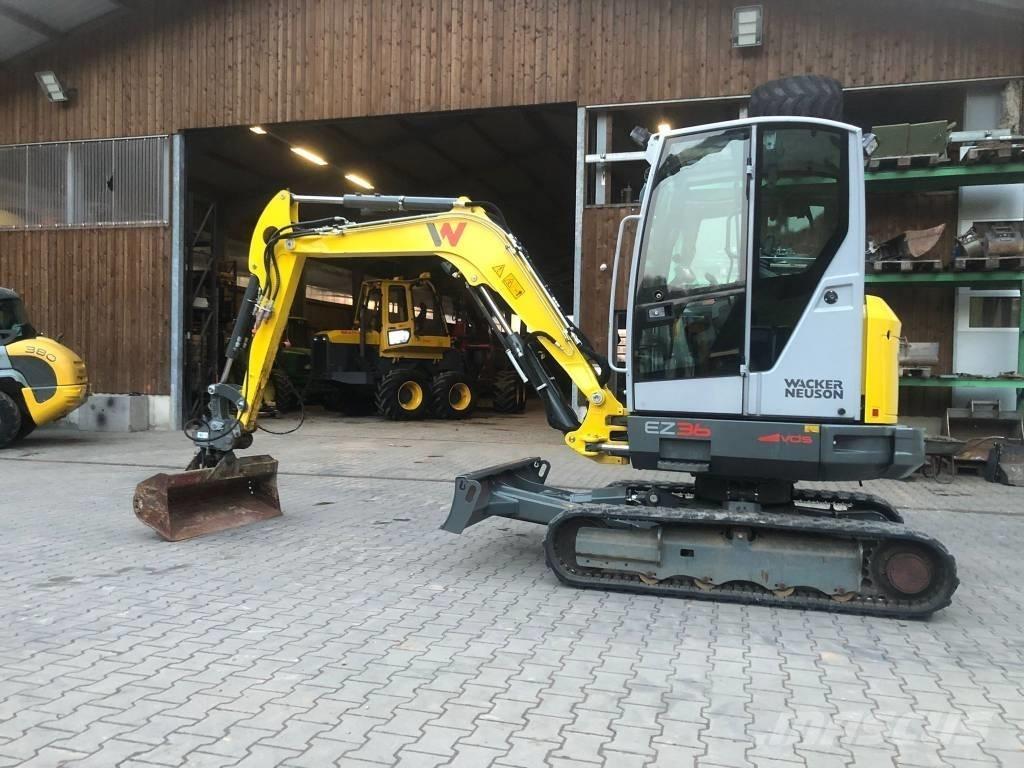 Wacker Neuson EZ 36 Mini ekskavatörler, 7 tona dek