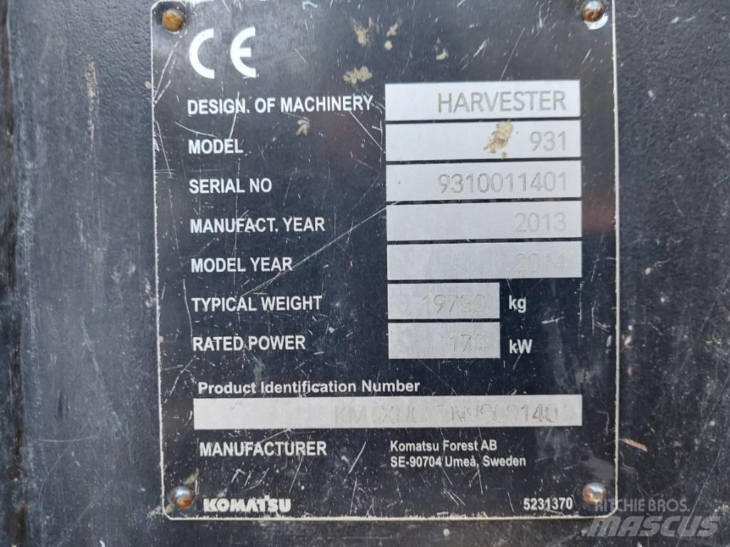 Komatsu 931.1 Biçerdöverler