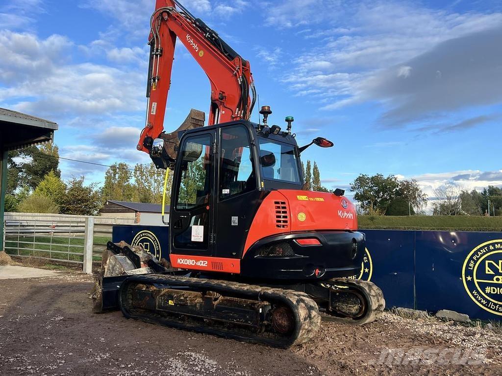 Kubota KX080-4a2 Özel ekskavatörler