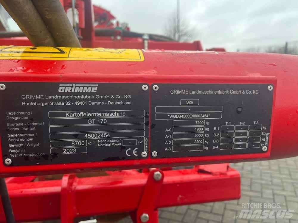 Grimme GT 170 Patates hasat makinalari