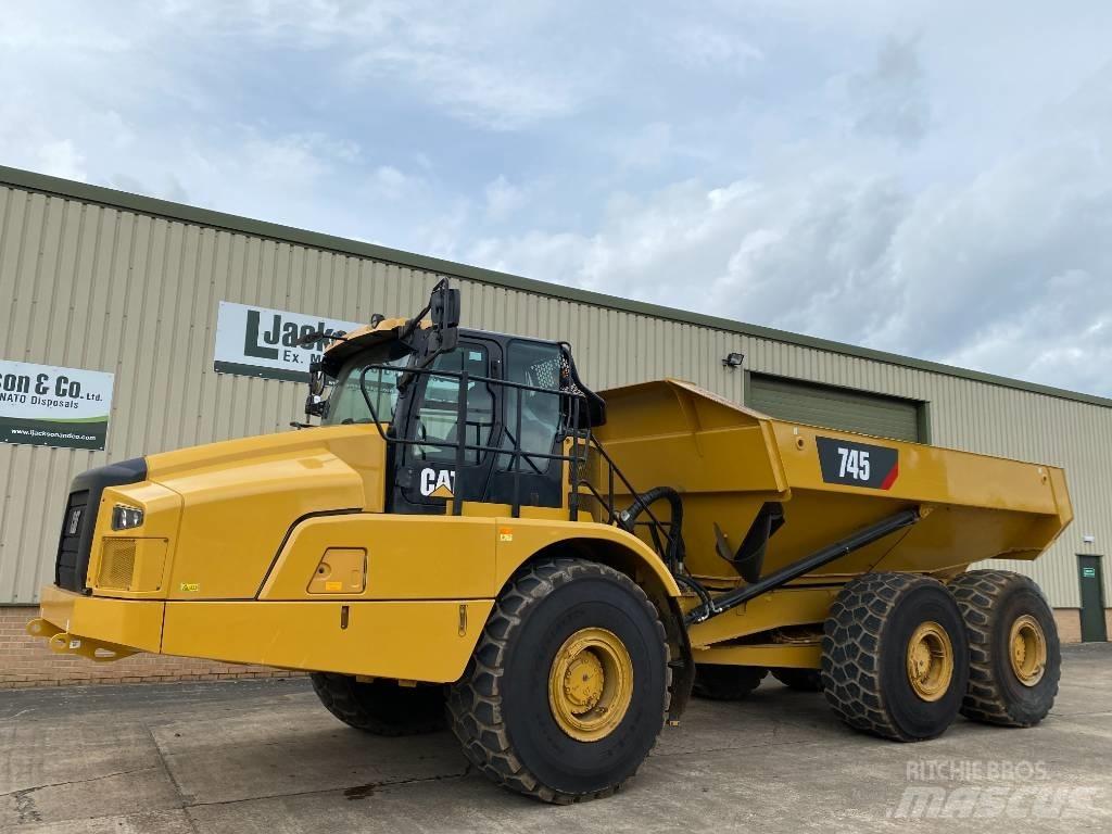 CAT 745 C Belden kirma kaya kamyonu