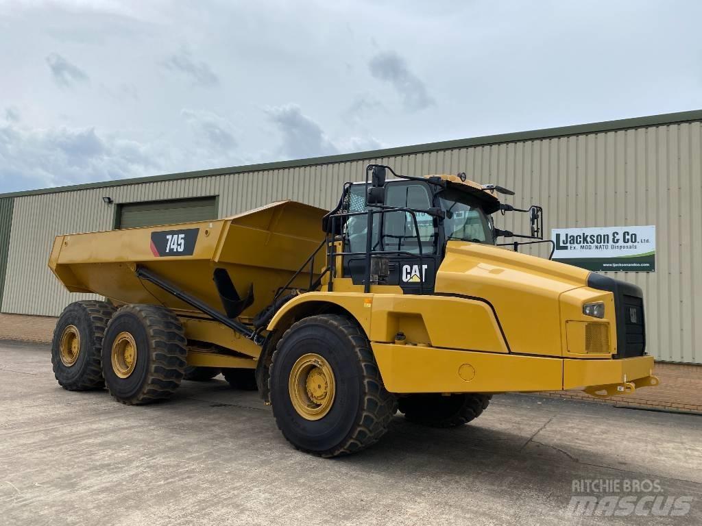 CAT 745 C Belden kirma kaya kamyonu