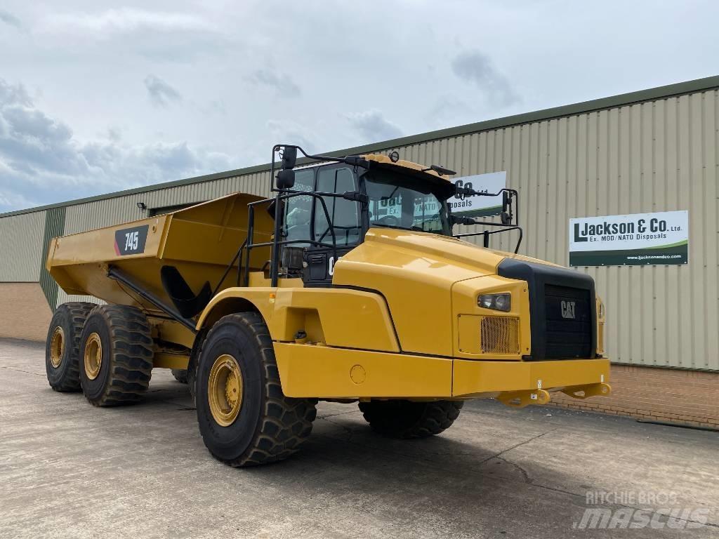 CAT 745 C Belden kirma kaya kamyonu
