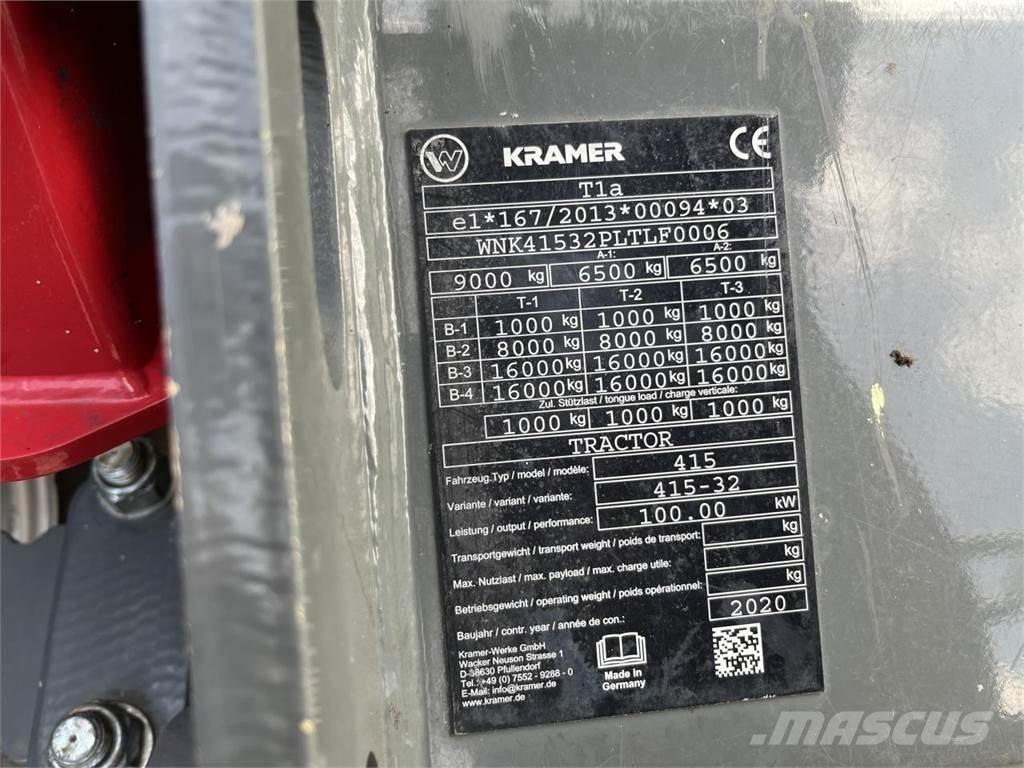 Kramer KT356 Tarimsal teleskopik yükleyiciler