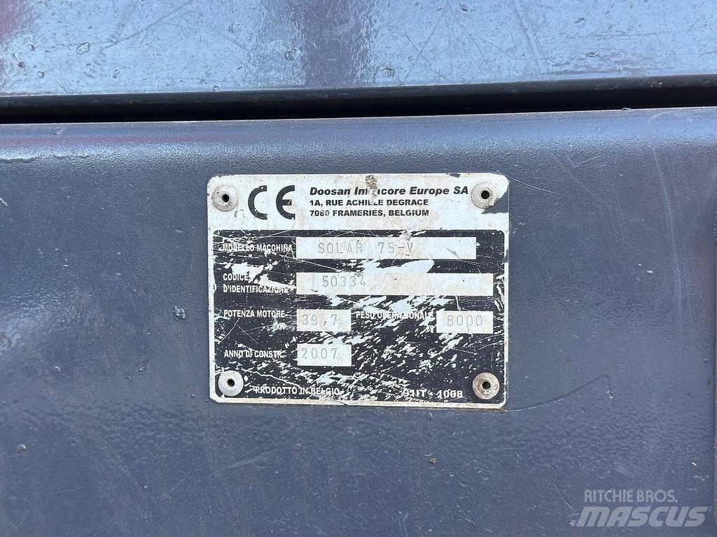 Doosan SOLAR 75V Midi ekskavatörler 7 - 12 t