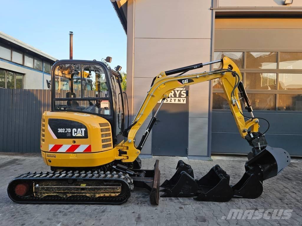 CAT 302.7 D CR Mini ekskavatörler, 7 tona dek