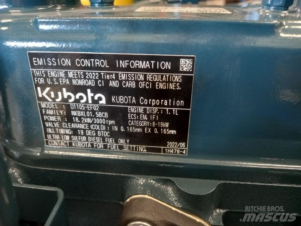 Kubota D 1105 Motorlar