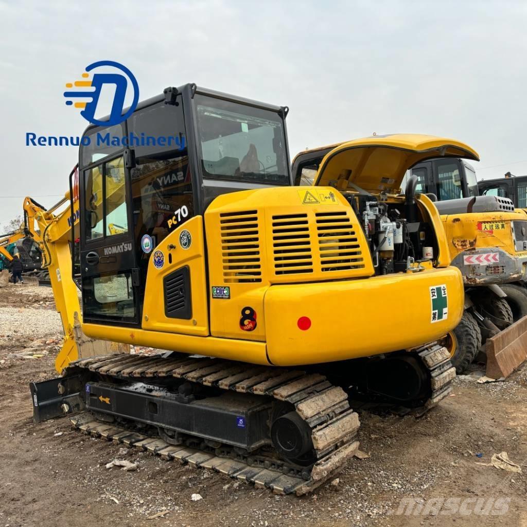 Komatsu PC 70-8 Mini ekskavatörler, 7 tona dek