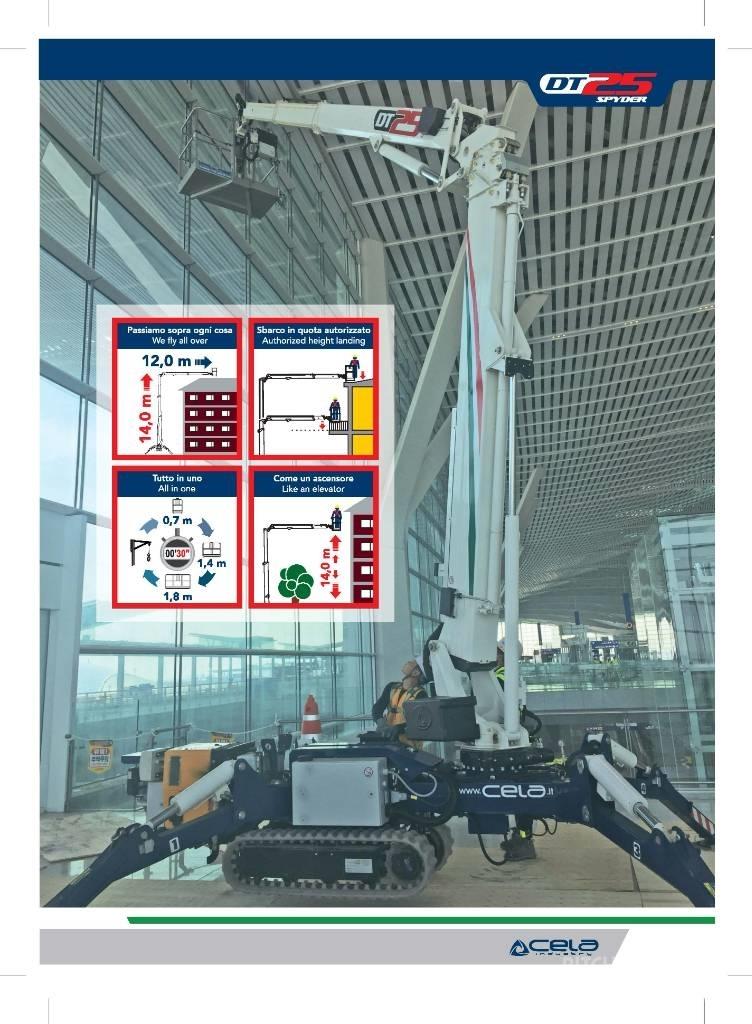 Cela Crawler DT25 Teleskopik personel platformları