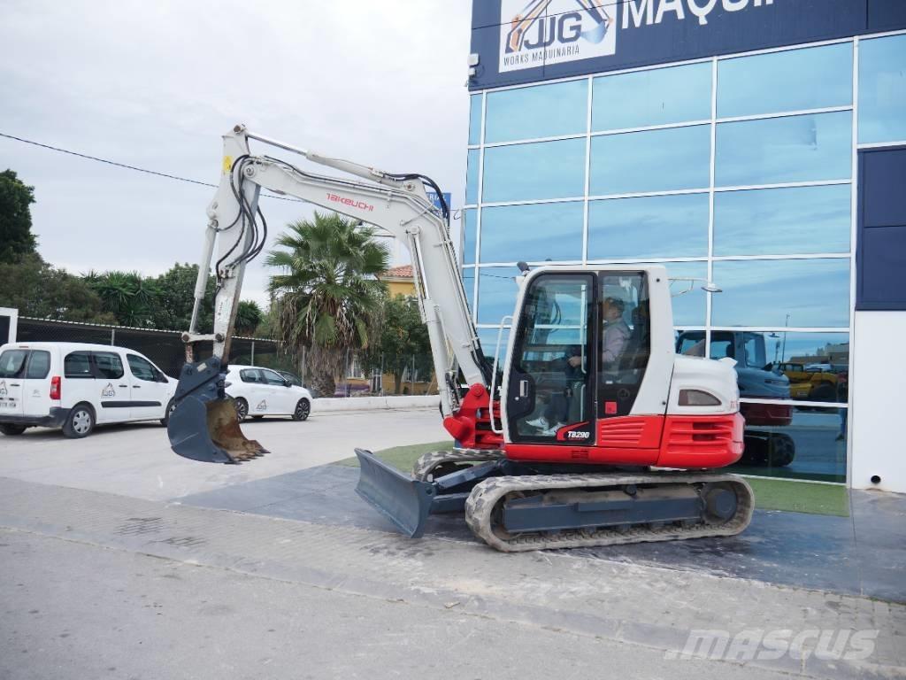 Takeuchi TB 290 Midi ekskavatörler 7 - 12 t