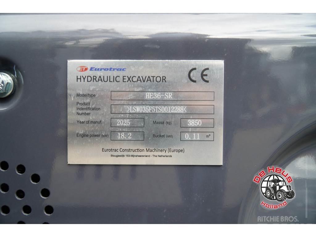 Eurotrac HE36SR Özel ekskavatörler