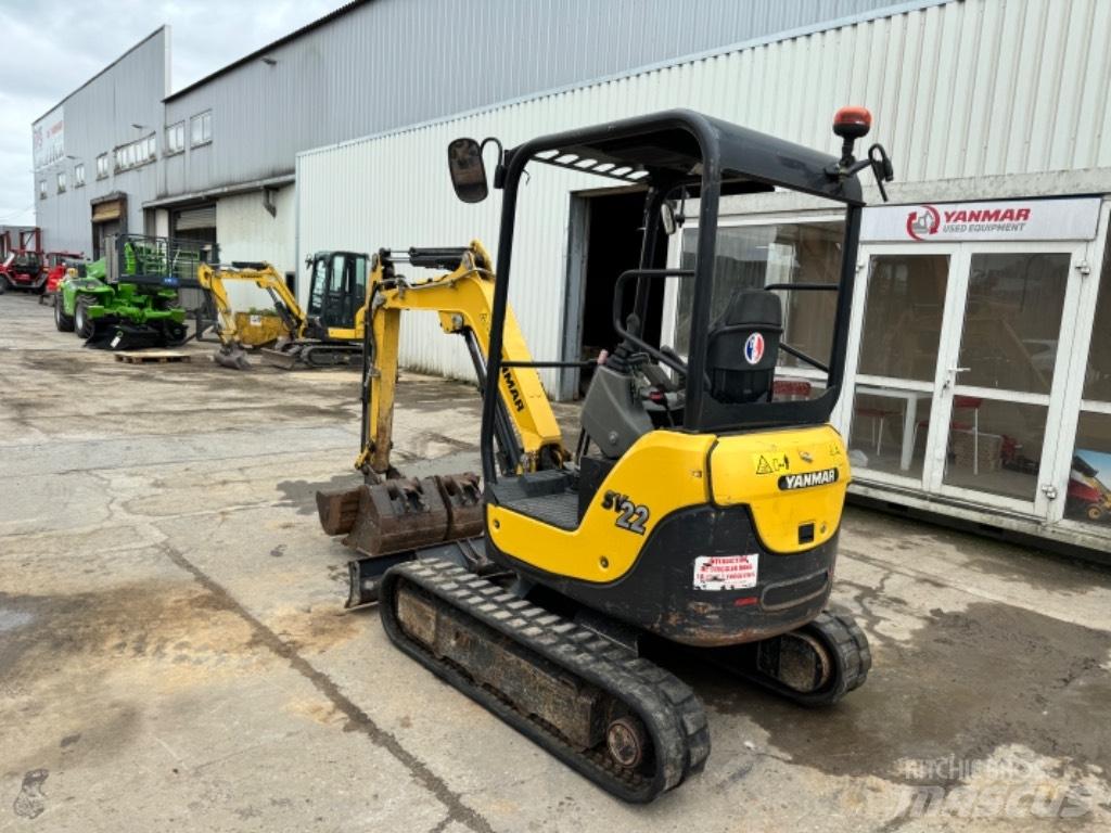 Yanmar SV22 (01545) Mini ekskavatörler, 7 tona dek
