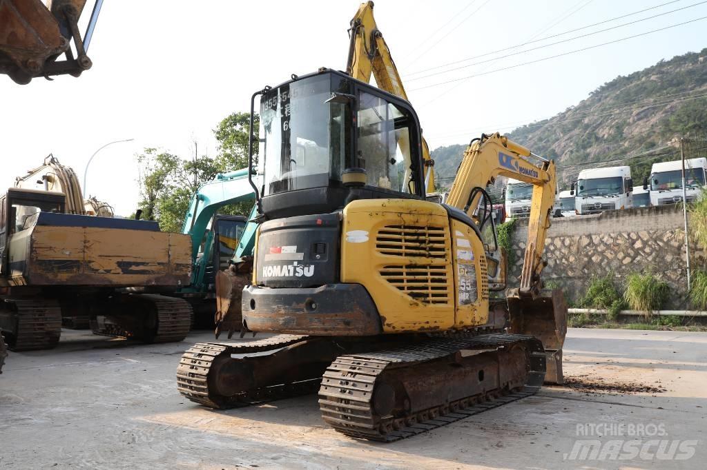 Komatsu PC 55 MR-2 Mini ekskavatörler, 7 tona dek