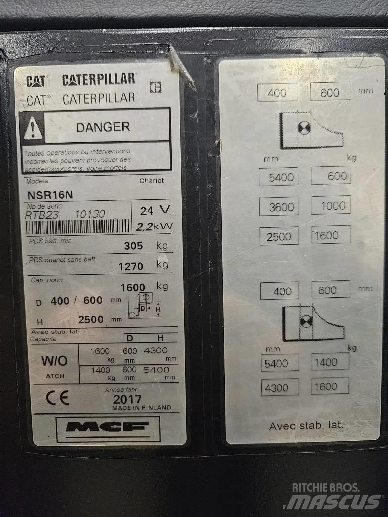 CAT NSR16N Akülü depo ekipmanları