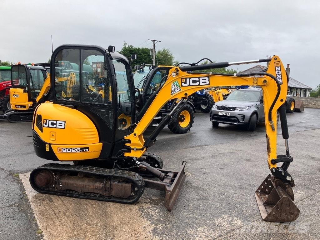 JCB 8026 CTS Mini ekskavatörler, 7 tona dek