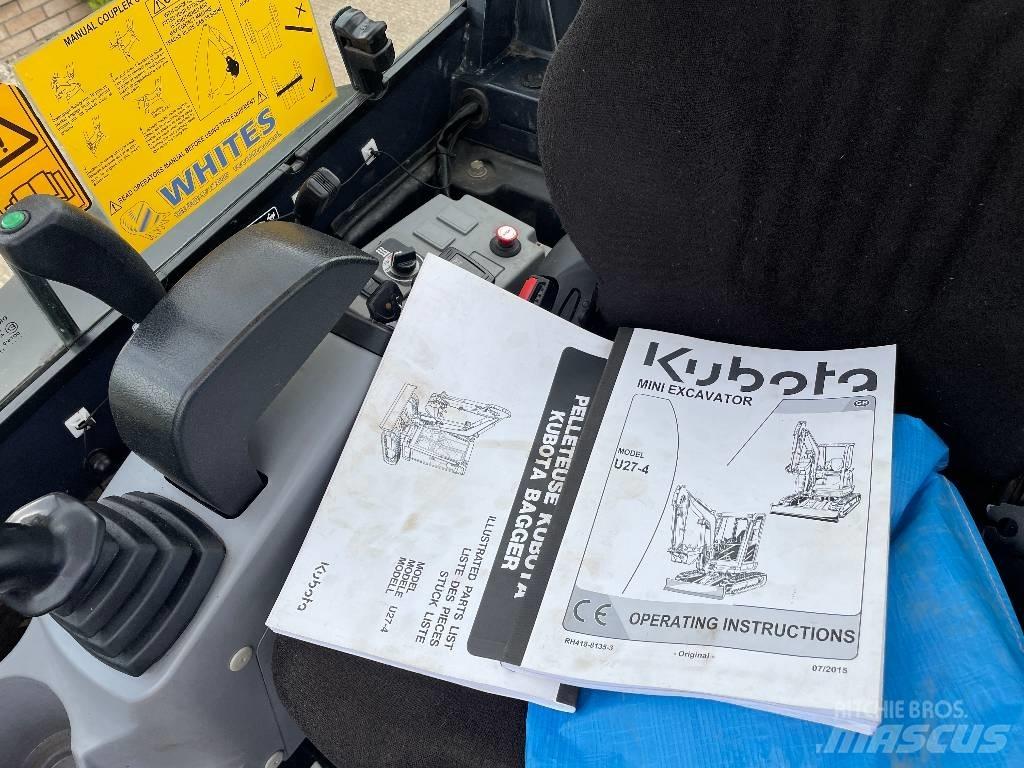 Kubota U 27-4 Mini ekskavatörler, 7 tona dek