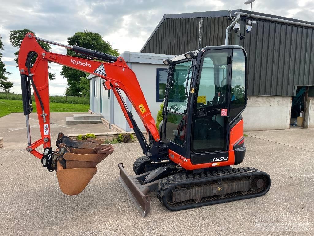 Kubota U 27-4 Mini ekskavatörler, 7 tona dek