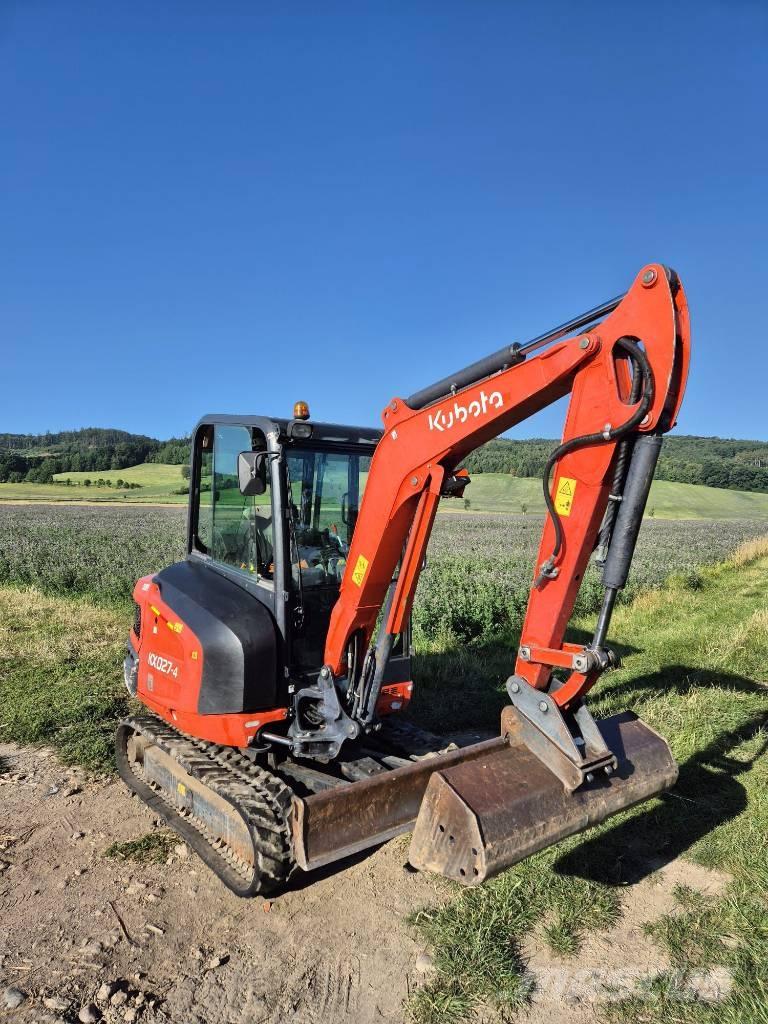 Kubota KX 027-4 Mini ekskavatörler, 7 tona dek