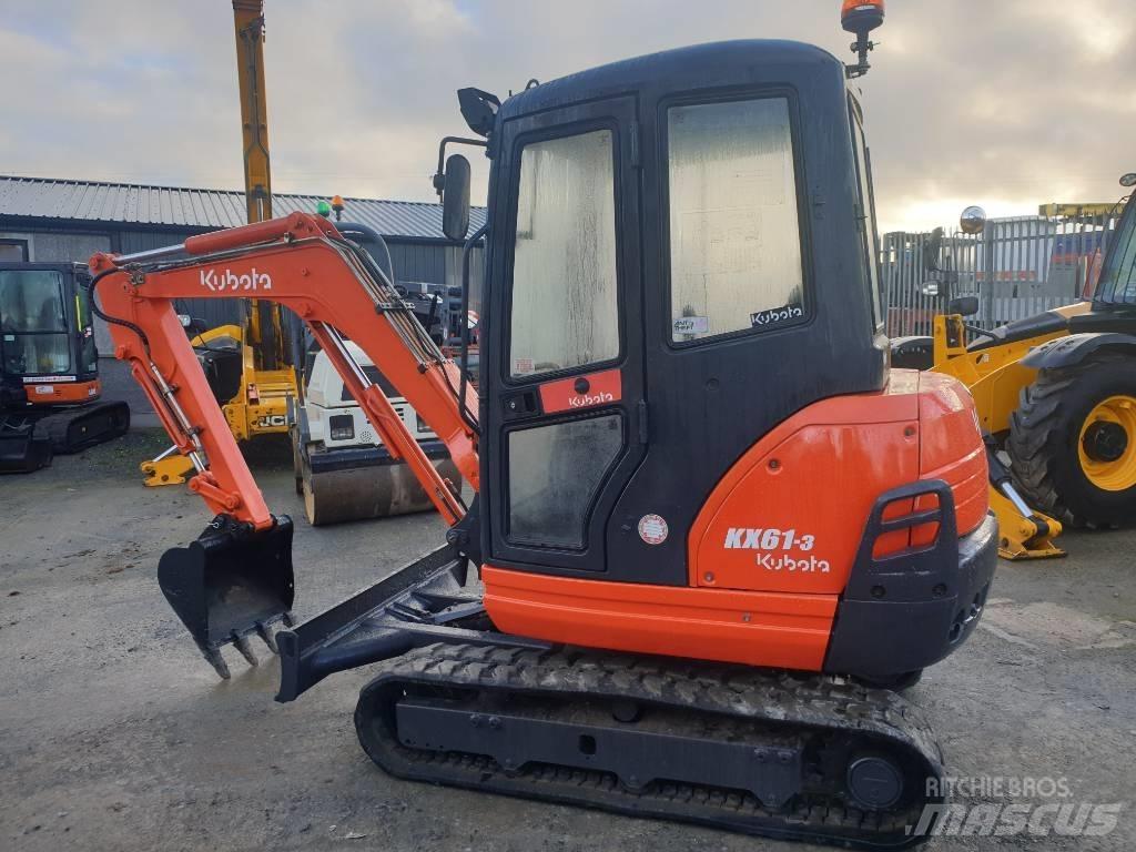 Kubota KX 61-3 Mini ekskavatörler, 7 tona dek