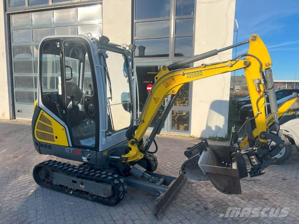 Wacker Neuson ET 18 Paletli ekskavatörler