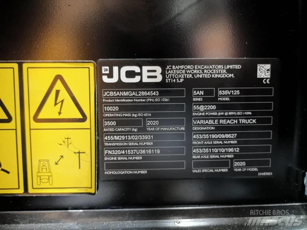JCB 535 V 125 Teleskopik yükleyiciler