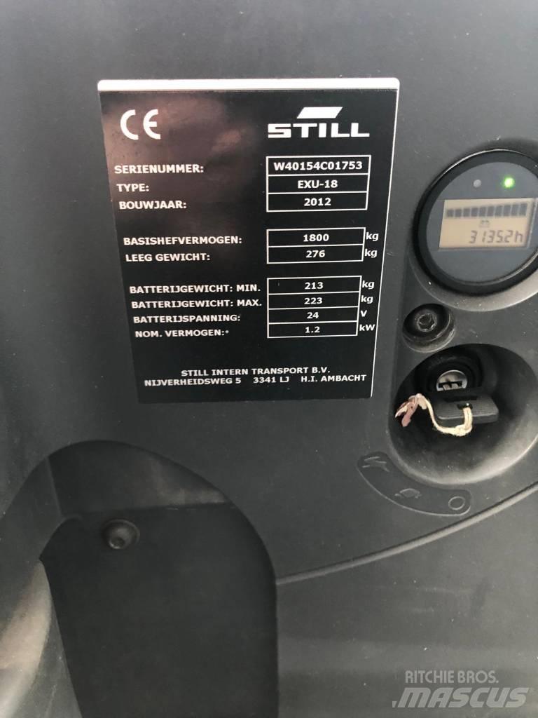 Still EXU 18 Düsük seviye kaldirici