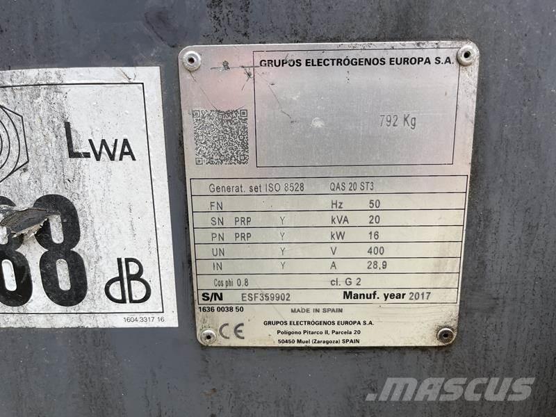Atlas Copco QAS 20 Dizel Jeneratörler