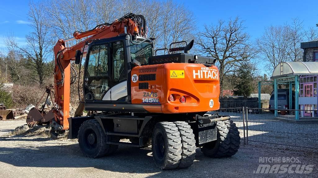 Hitachi ZX 145 W-6 Lastik tekerli ekskavatörler