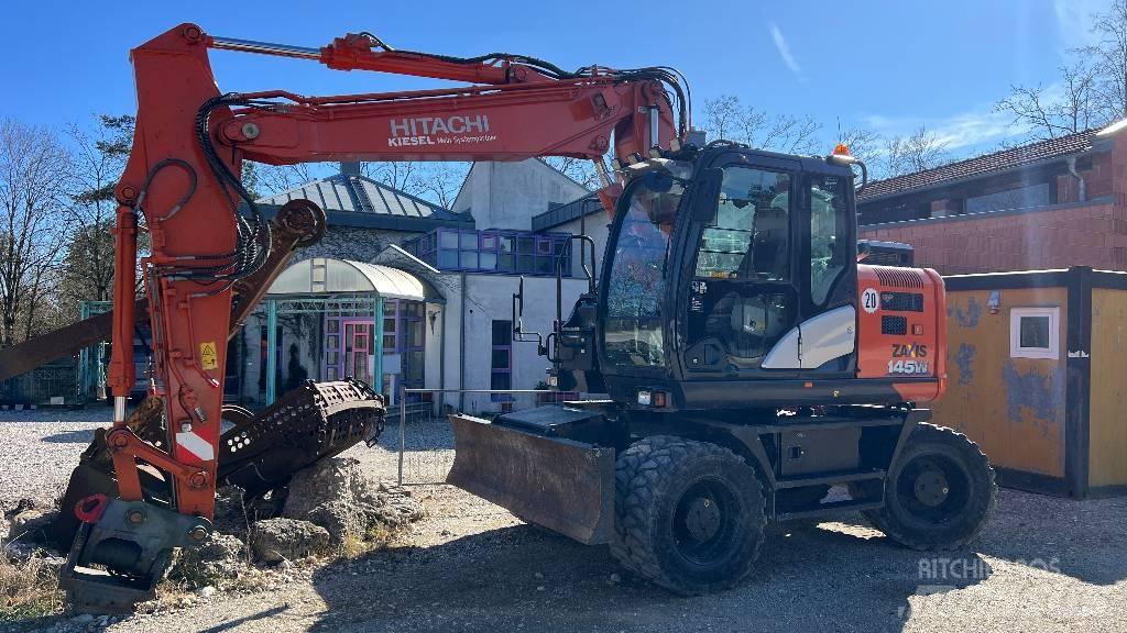 Hitachi ZX 145 W-6 Lastik tekerli ekskavatörler