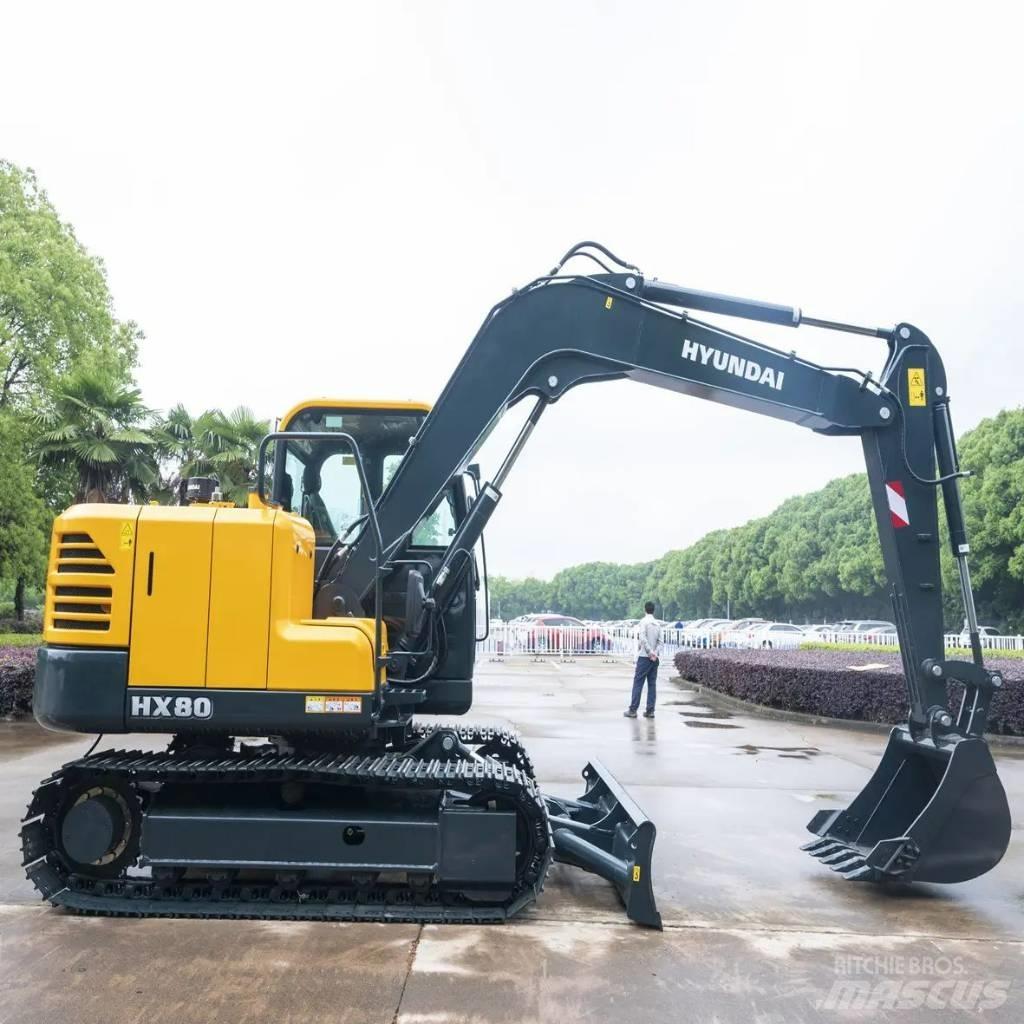 Hyundai HX80 Paletli ekskavatörler