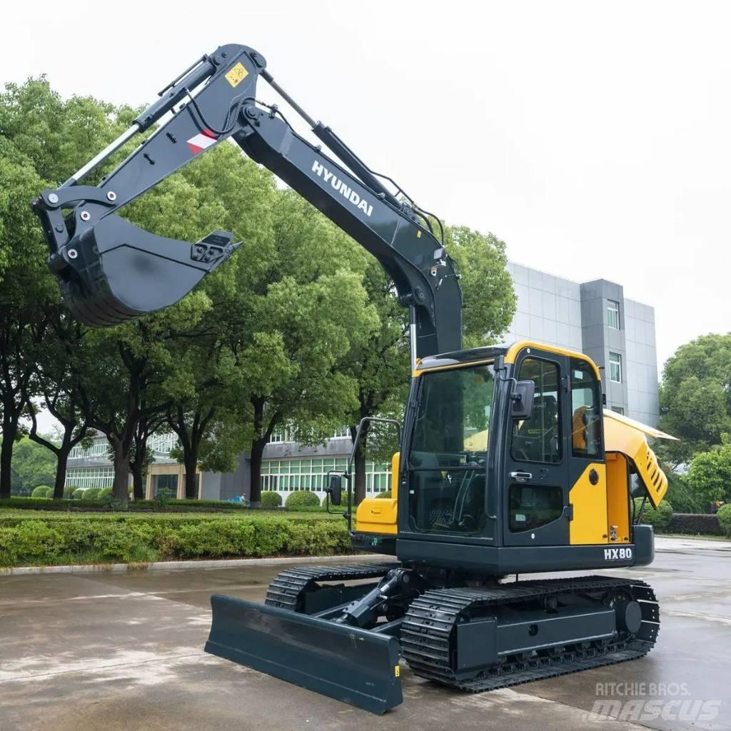Hyundai HX80 Paletli ekskavatörler