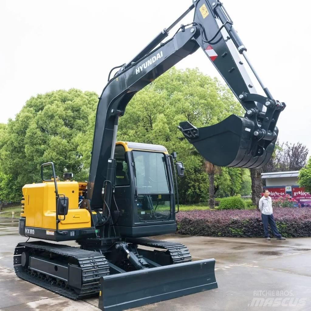 Hyundai HX80 Paletli ekskavatörler