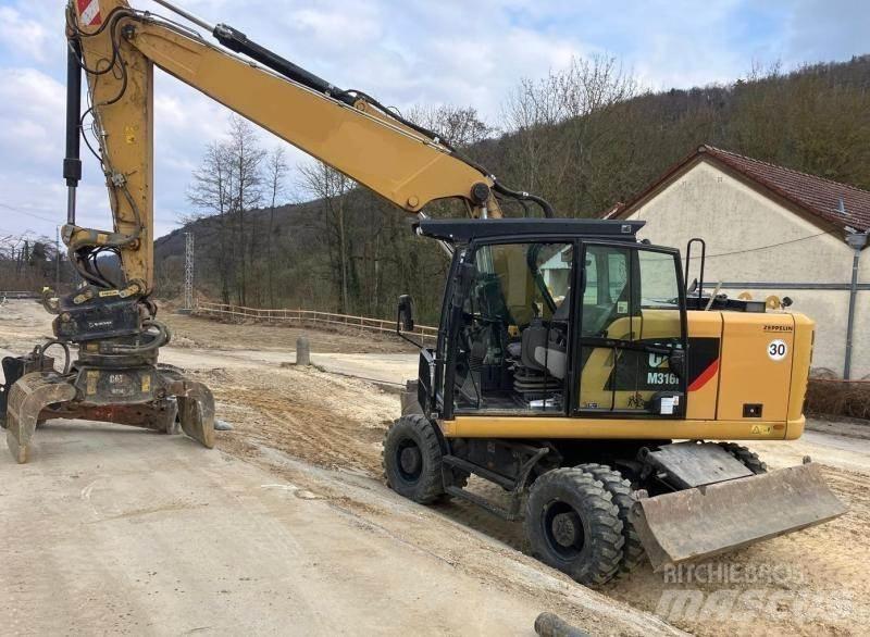 CAT M316F Lastik tekerli ekskavatörler