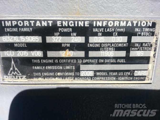 Deutz TCD2015V06 Diger parçalar