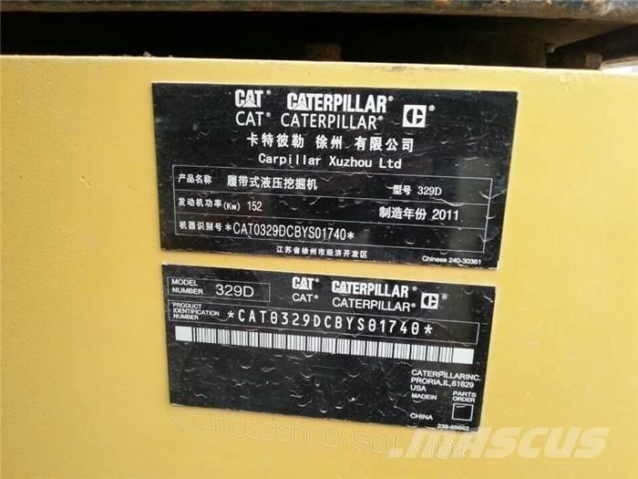 CAT 329 D L Paletli ekskavatörler