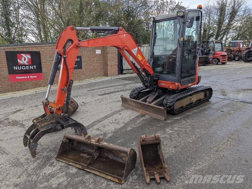 Kubota U 27-4 Mini ekskavatörler, 7 tona dek