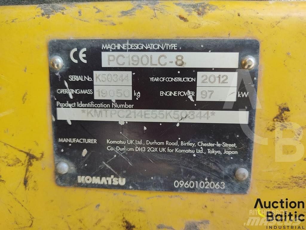 Komatsu PC190LC-8 Paletli ekskavatörler