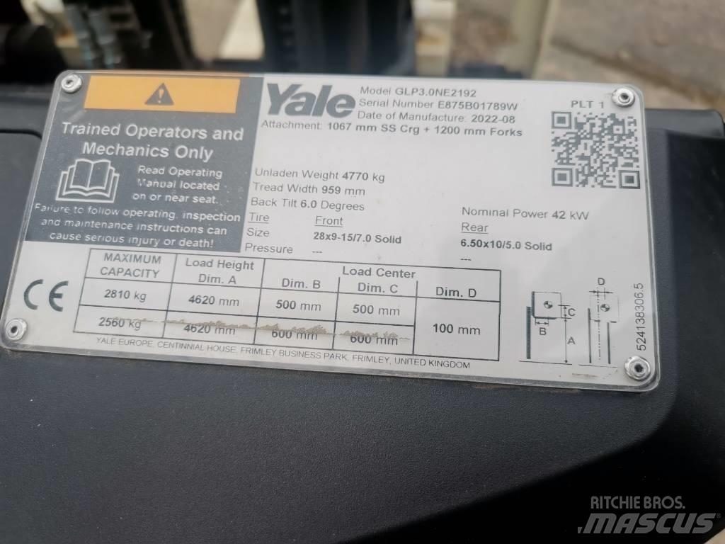 Yale GLP30 N LPG'li forkliftler