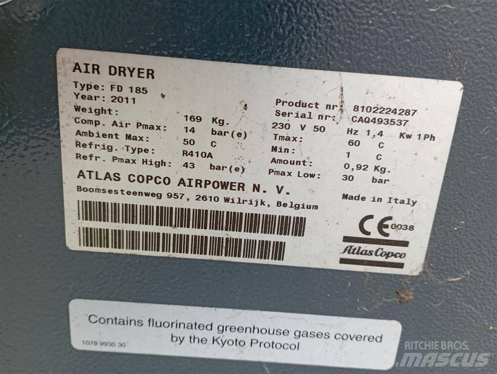 Atlas Copco FD185 Basınçlı hava kurutucuları
