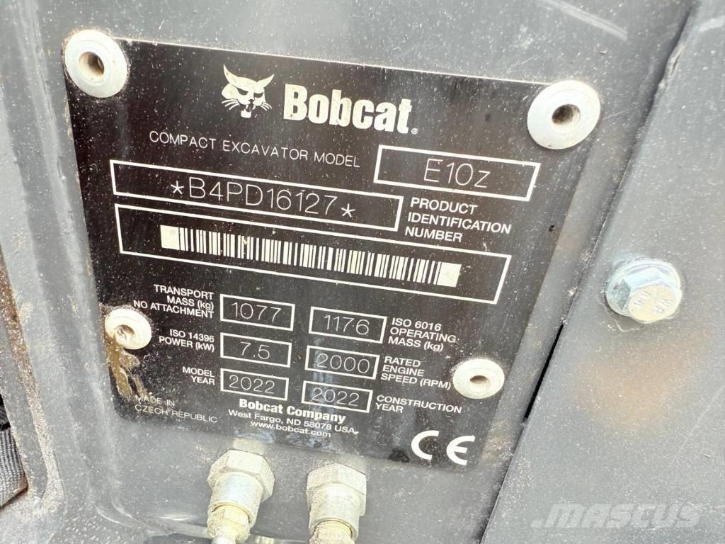 Bobcat E 10z Mini ekskavatörler, 7 tona dek