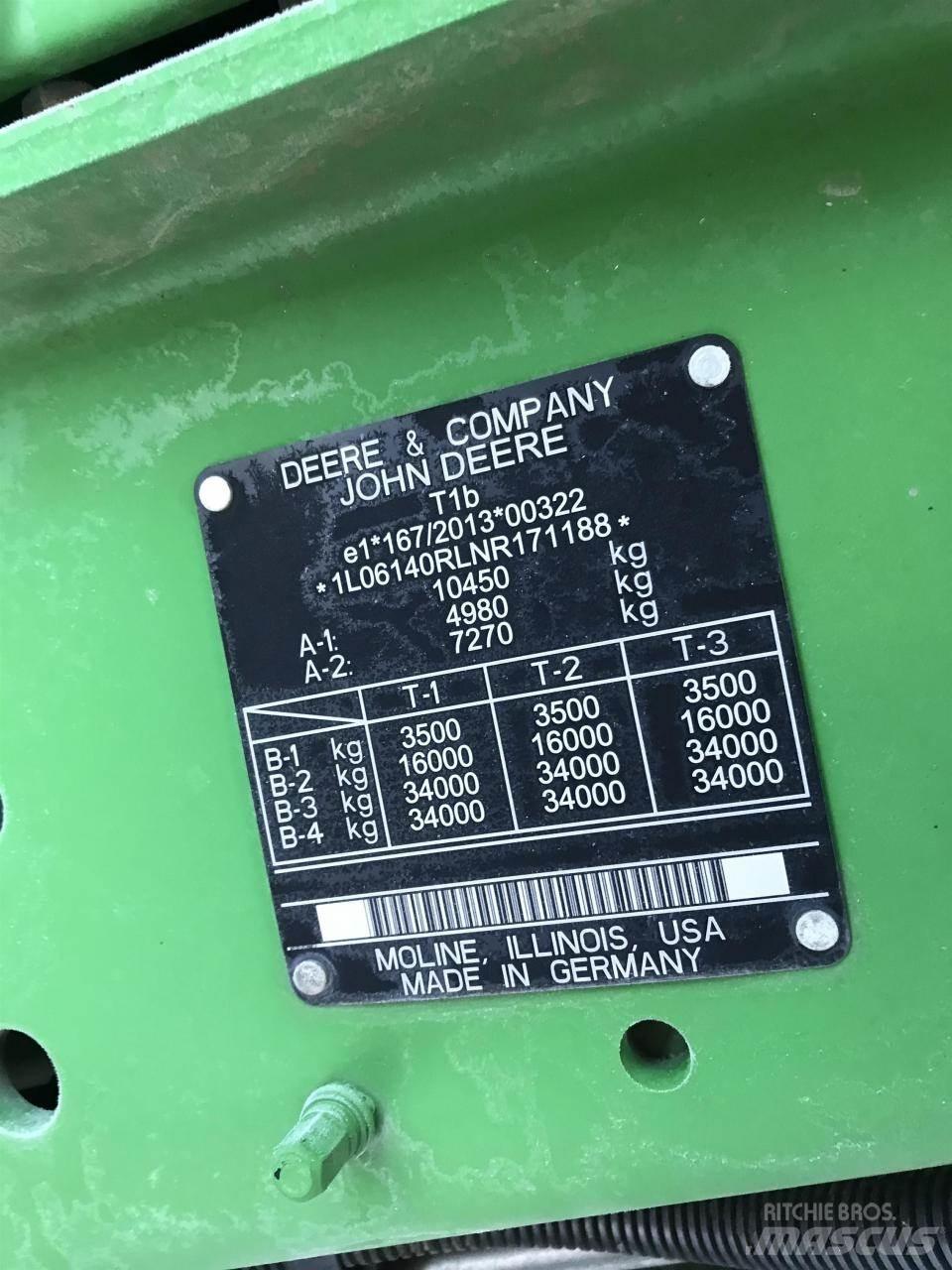 John Deere 6R 140 Traktörler
