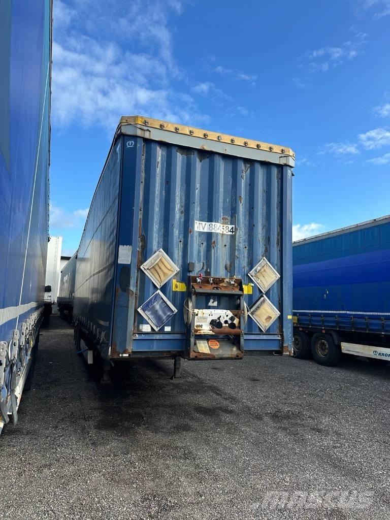 Krone SD serie 6844 Kayar tenteli çekiciler