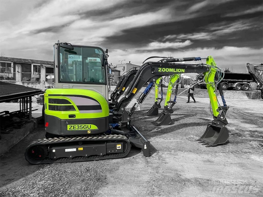 Zoomlion ZE35GU Mini ekskavatörler, 7 tona dek