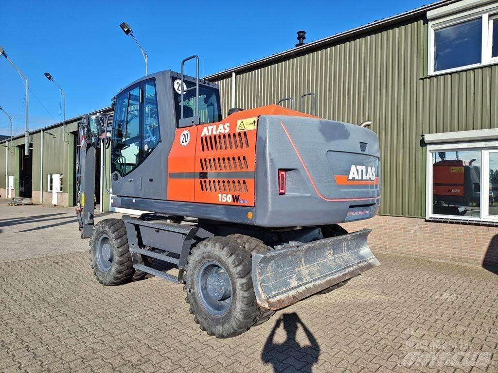 Atlas 150W Lastik tekerli ekskavatörler