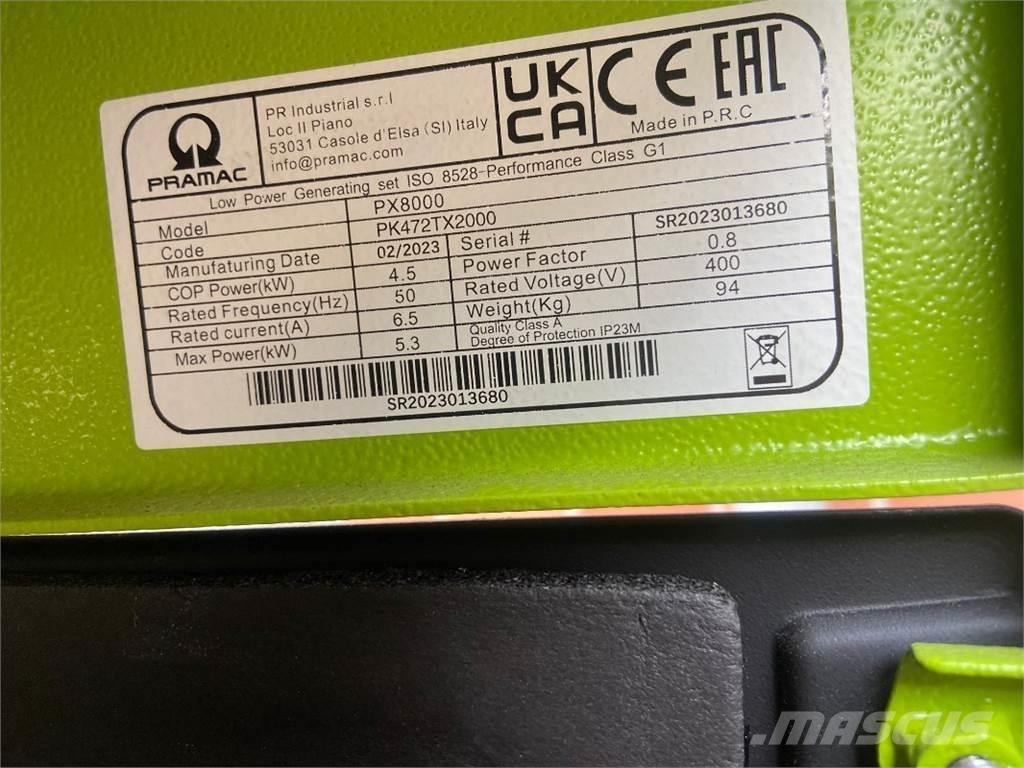 Pramac PX 8000 Diğer Jeneratörler