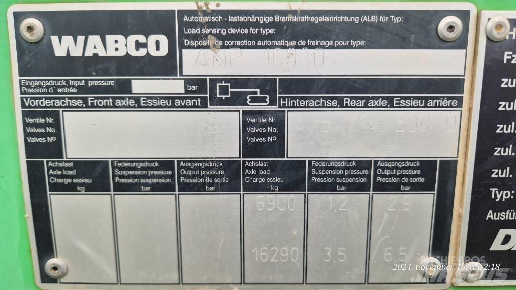 Dammann Anp 10030 Çekilir pülverizatörler