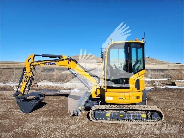 XCMG XE35U Mini ekskavatörler, 7 tona dek