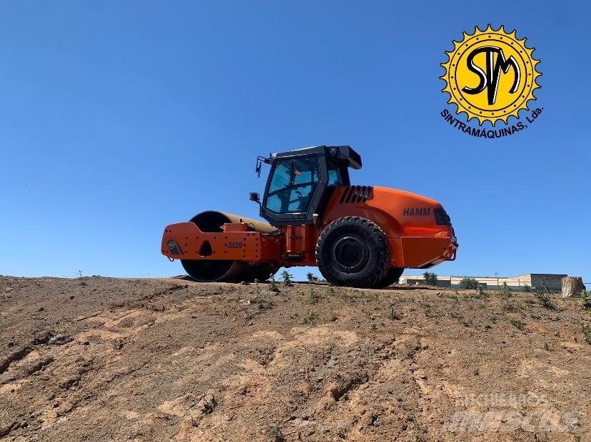 Hamm 3520 HT Tek tamburlu silindirler