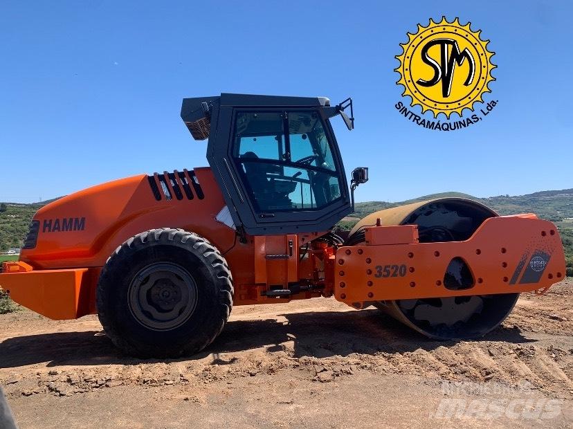 Hamm 3520 HT Tek tamburlu silindirler