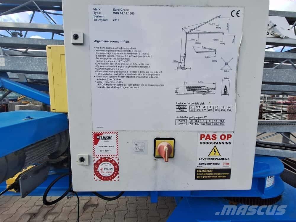 Midi LT 14.14 RD-XP Kendini kuran kule vinçler